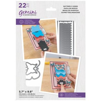 Gemini Clear Stamps & Die - Butterfly Kisses